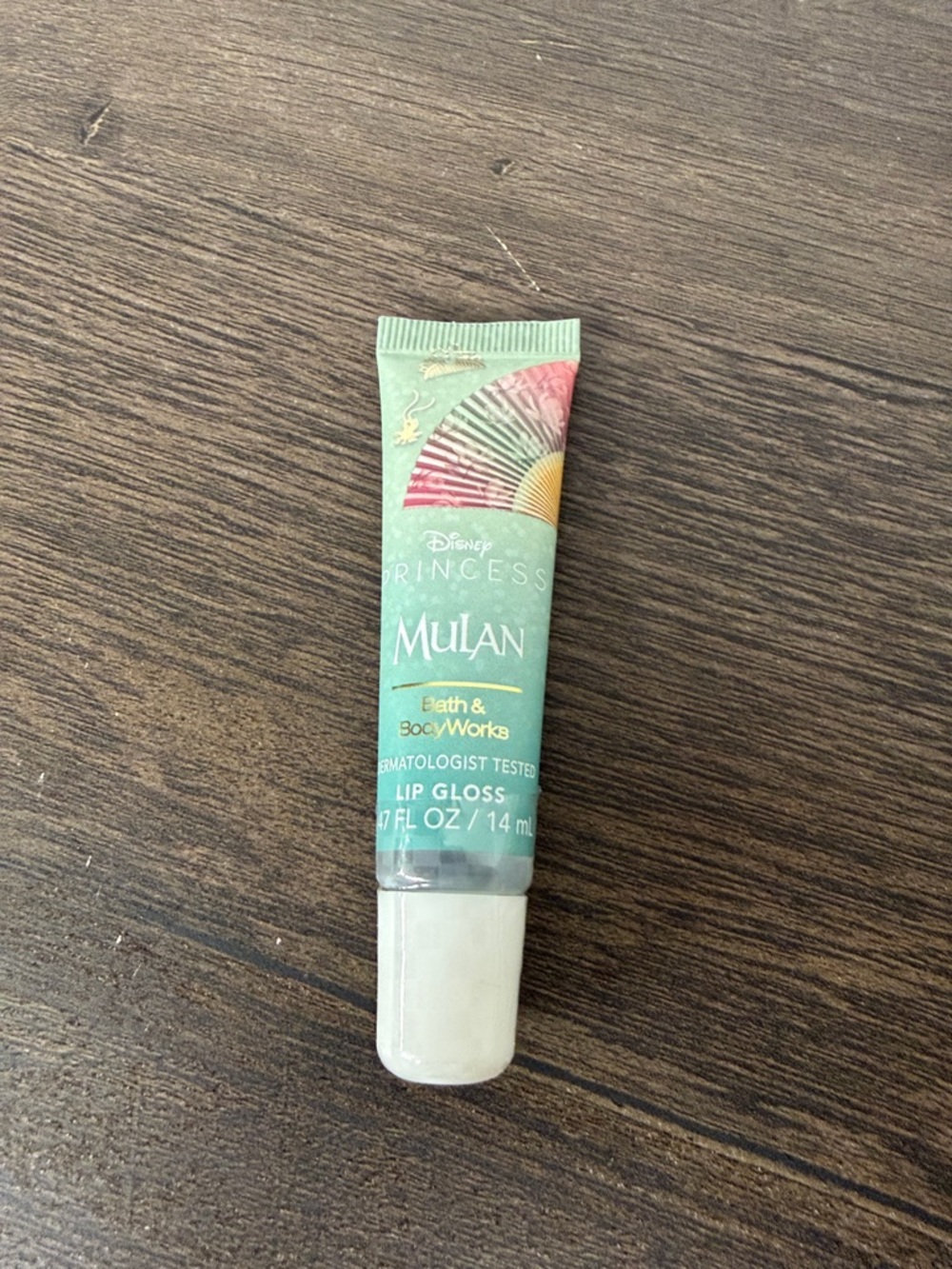 Bath & Body Works Mulan Lip Gloss - Mint Green Tube